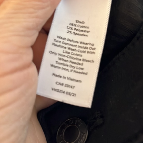 TALBOTS JEANS black size 12 - Picture 3 of 3